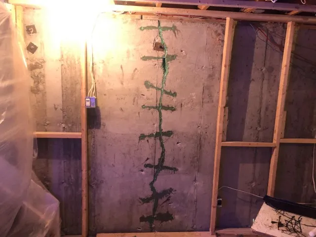Interior Foundation Crack Reinforcement and Repair Solution in Ahuntsic, QC Interior Foundation Crack Reinforcement and Repair Solution in Ahuntsic, QC
