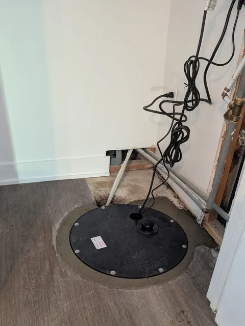 Solution for water infiltration in the basement in Lachine. After Solution for water infiltration in the basement in Lachine. After