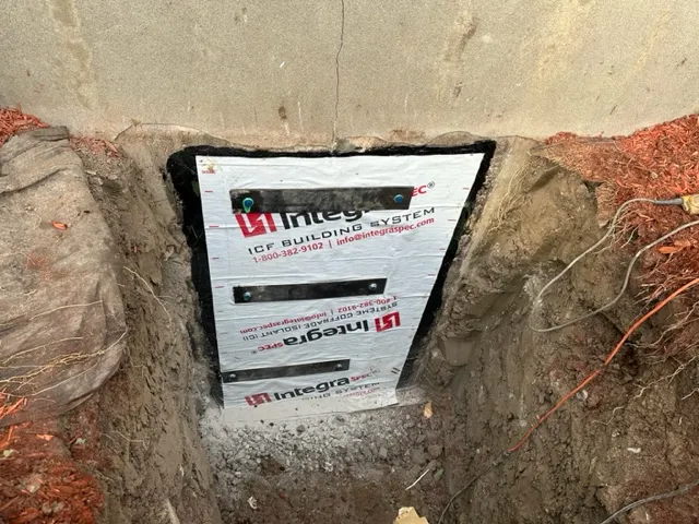 Exterior Foundation Crack Repair in Montreal, QC. After Exterior Foundation Crack Repair in Montreal, QC. After