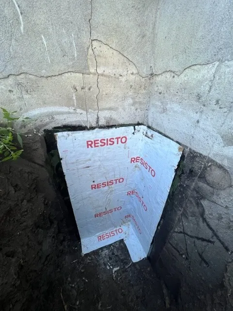 Exterior Foundation Crack Repair in Pointe-Claire-Montreal, QC. After Exterior Foundation Crack Repair in Pointe-Claire-Montreal, QC. After