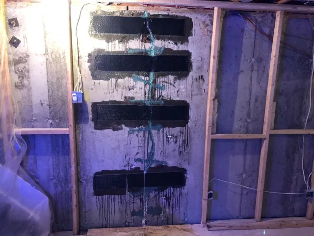 Solution for Interior Crack Reinforcement and Repair in Ahuntsic, QC. After Solution for Interior Crack Reinforcement and Repair in Ahuntsic, QC. After