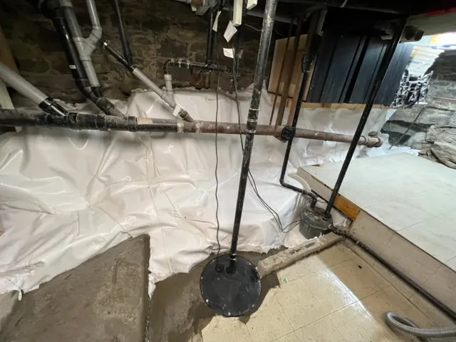 Water Infiltration Problem in Crawl Space in Montreal, QC. After Water Infiltration Problem in Crawl Space in Montreal, QC. After