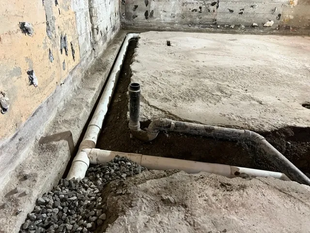 Waterproofing and Interior Drain Installation, Saint-Léonard, QC. Before Waterproofing and Interior Drain Installation, Saint-Léonard, QC. Before