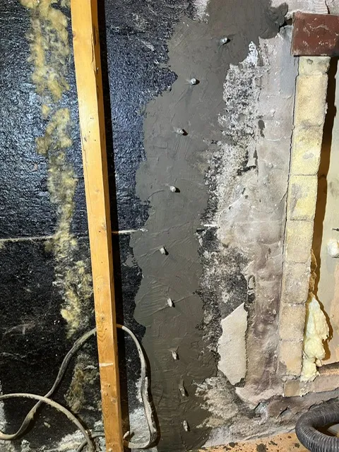 Interior Foundation Crack Repair in Laval-des-Rapides, QC. After Interior Foundation Crack Repair in Laval-des-Rapides, QC. After