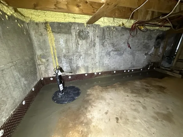Basement Water Infiltration Solution in Laval, QC. After Basement Water Infiltration Solution in Laval, QC. After