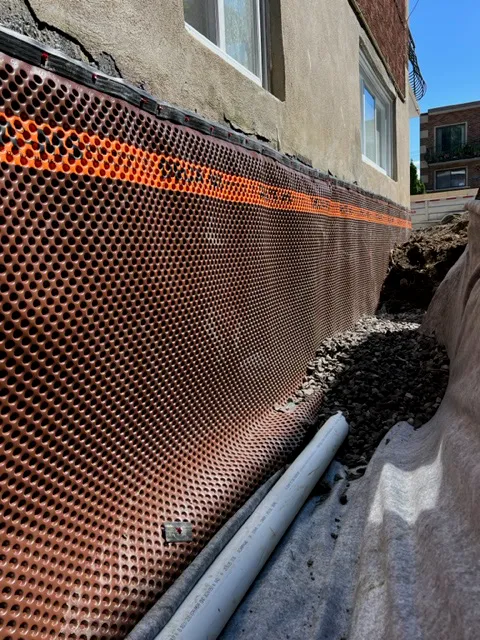 Exterior Foundation Waterproofing Problem in Sainte-Thérèse, QC. After Exterior Foundation Waterproofing Problem in Sainte-Thérèse, QC. After