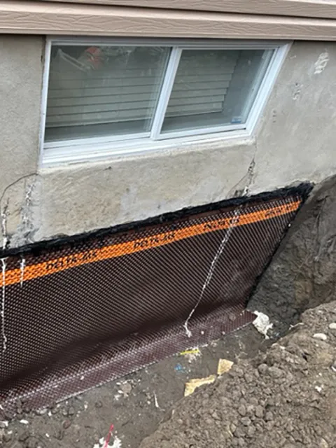 Exterior Foundation Crack Repair in Auteuil, QC. After Exterior Foundation Crack Repair in Auteuil, QC. After