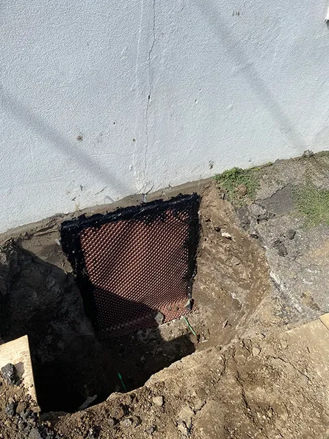 Exterior Foundation Crack Repair in Rosemère, QC. After Exterior Foundation Crack Repair in Rosemère, QC. After