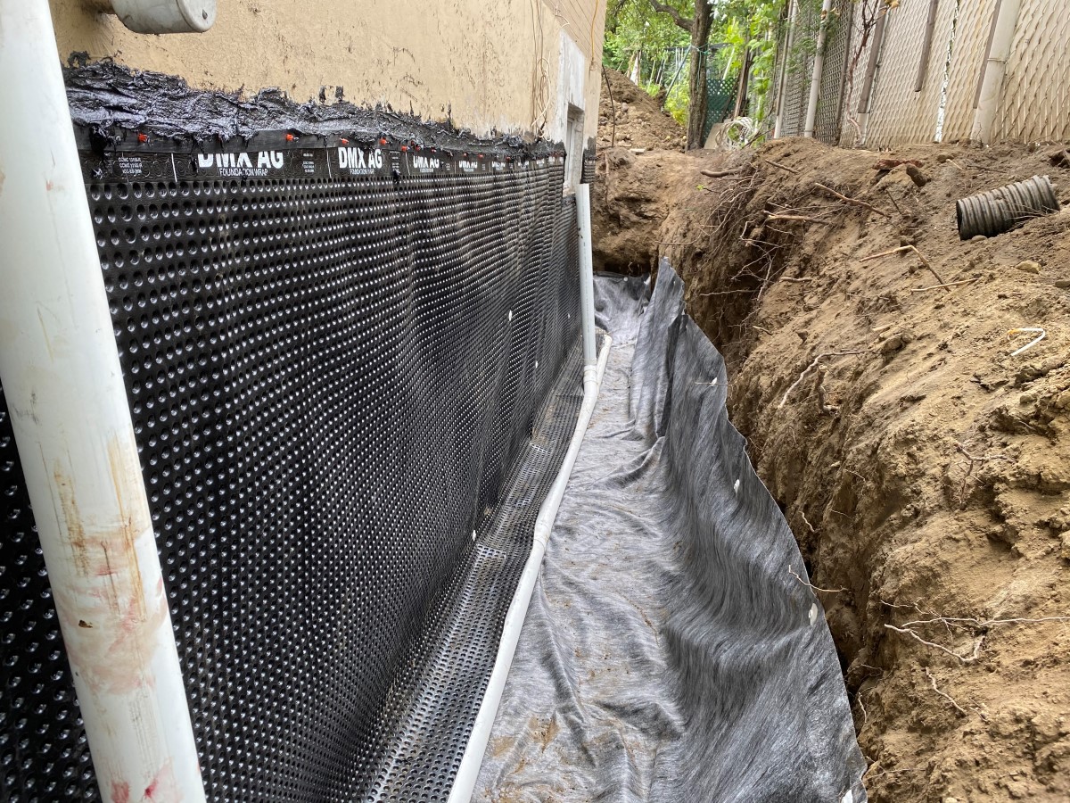 Exterior French Drain Exterior French Drain